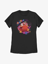 Disney Pixar Turning Red Panda Rage Womens T-Shirt