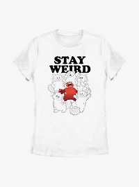 Disney Pixar Turning Red Stay Weird Womens T-Shirt
