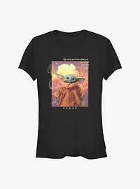 Star Wars The Mandalorian Grogu Celestial Girls T-Shirt