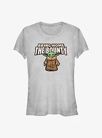 Star Wars The Mandalorian Bring Home Bounty Girls T-Shirt