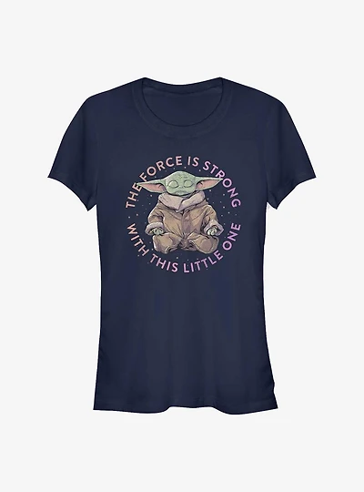 Star Wars The Mandalorian Grogu Force Girls T-Shirt