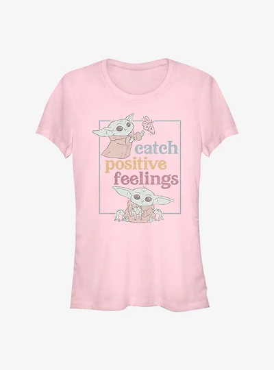 Star Wars The Mandalorian Positive Feelings Girls T-Shirt