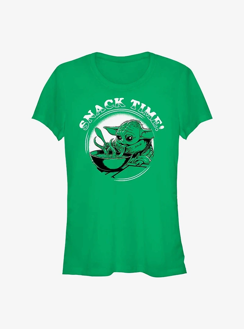Star Wars The Mandalorian Snack Time Girls T-Shirt