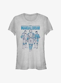 Star Wars The Mandalorian Super Crew Girls T-Shirt