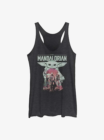 Star Wars The Mandalorian Grogu's Squad Girls Tank