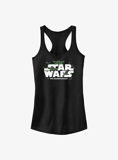 Star Wars The Mandalorian Child Space Logo Girls Tank
