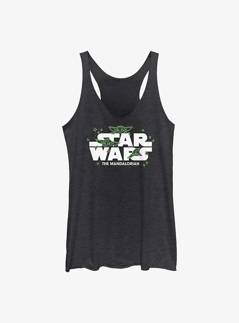 Star Wars The Mandalorian The Child Space Logo Girls Tank