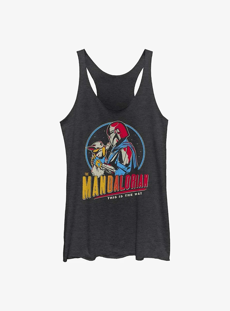 Star Wars The Mandalorian Dark Rainbow Girls Tank