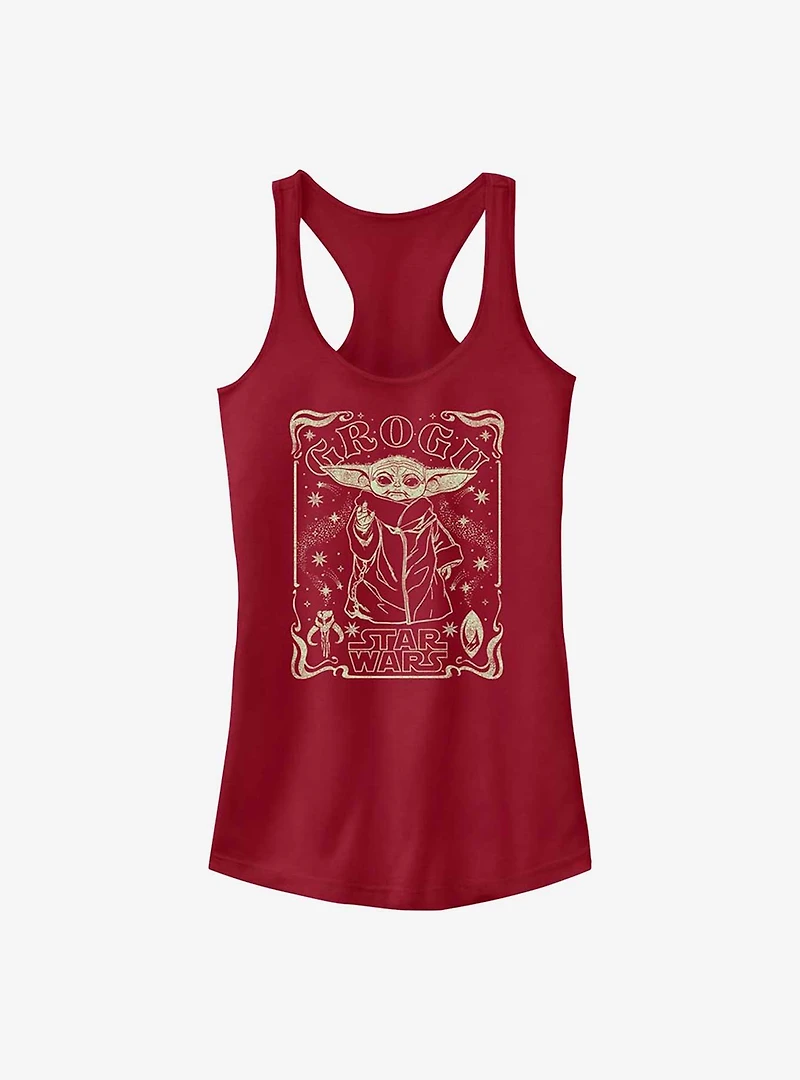 Star Wars The Mandalorian Starry Grogu Girls Tank