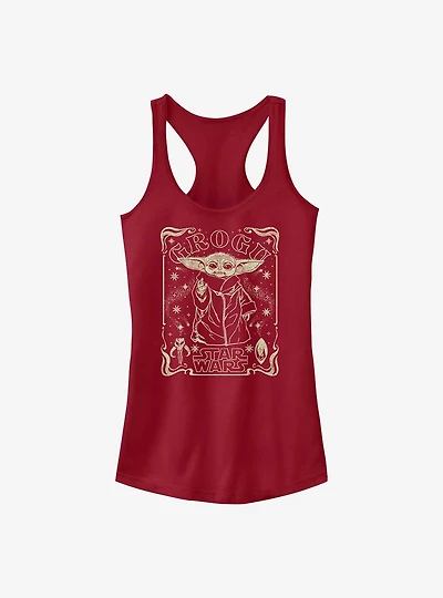 Star Wars The Mandalorian Starry Grogu Girls Tank