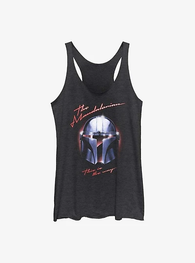 Star Wars The Mandalorian Helmet Chrome Girls Tank