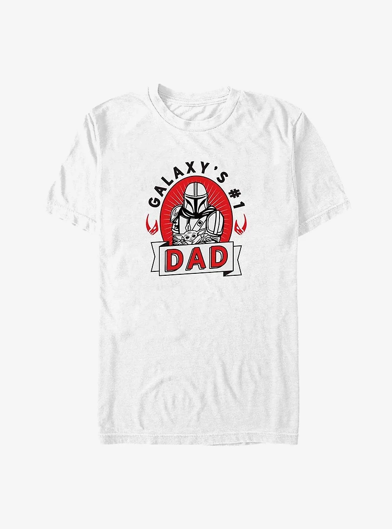 Star Wars The Mandalorian Father's Day Galaxy's Number One Dad T-Shirt