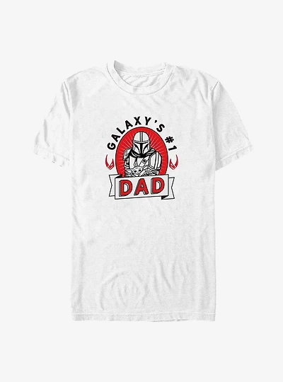 Star Wars The Mandalorian Father's Day Galaxy's Number One Dad T-Shirt
