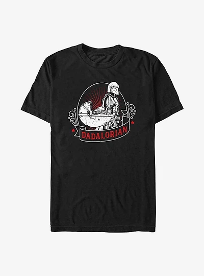 Star Wars The Mandalorian Father's Day Grogu and Dadalorian T-Shirt