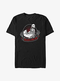 Star Wars The Mandalorian Father's Day Grogu and Dadalorian T-Shirt