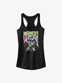 Star Wars The Mandalorian New Wave Girls Tank Top