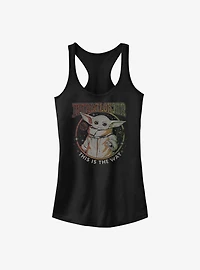 Star Wars The Mandalorian Rainbow Child Girls Tank