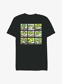 Star Wars The Mandalorian Faces of Grogu T-Shirt