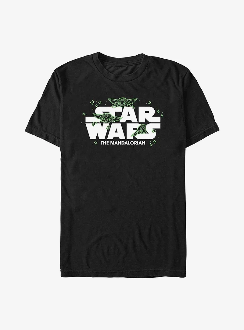 Star Wars The Mandalorian Child Space Logo T-Shirt