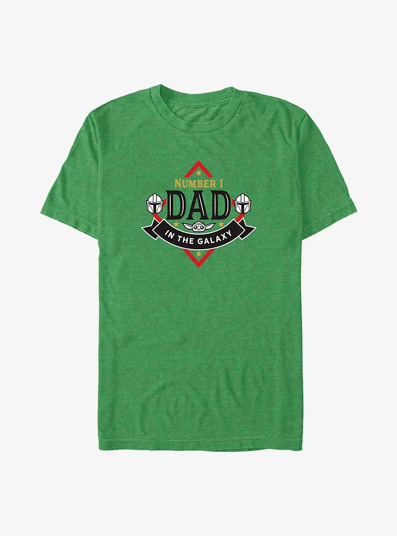 Star Wars The Mandalorian Father's Day Number One Dad T-Shirt