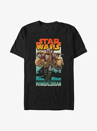 Star Wars The Mandalorian Mando On Foot T-Shirt