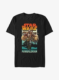 Star Wars The Mandalorian Mando On Foot T-Shirt