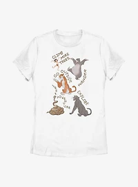 Disney The Jungle Book Jb Crayon Friends Womens T-Shirt