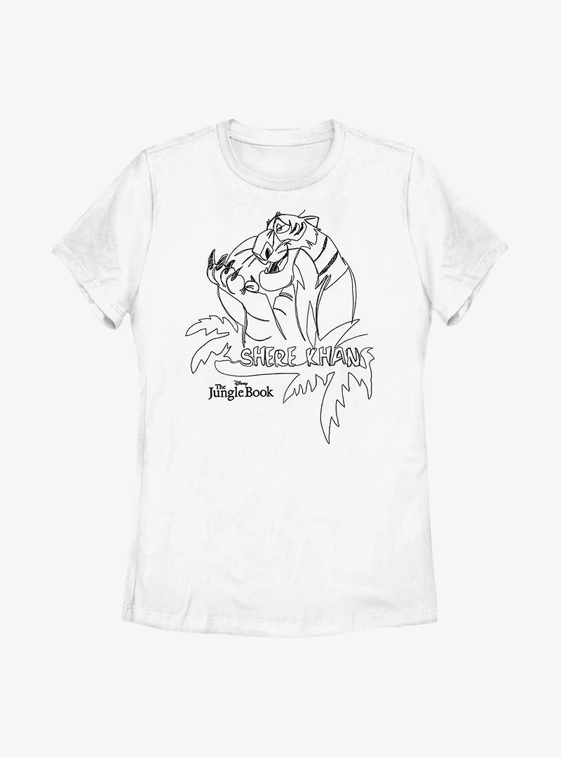 Disney The Jungle Book Shere Khan Womens T-Shirt
