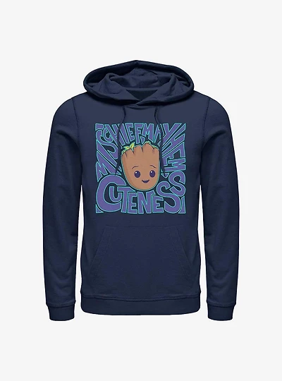 Marvel I Am Groot Mischief, Mayhem, Cuteness Hoodie