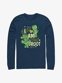 Marvel I Am Groot Leaf Heart Long Sleeve T-Shirt