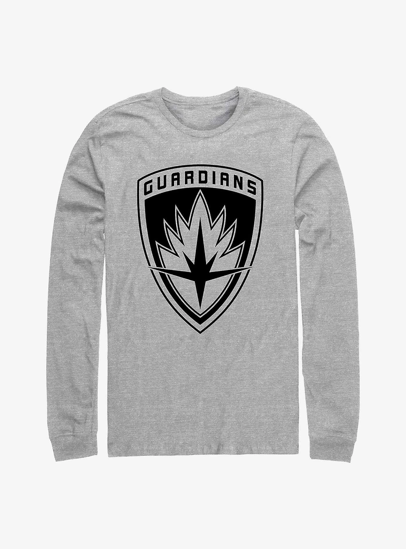 Marvel I Am Groot Guardians Badge Long Sleeve T-Shirt