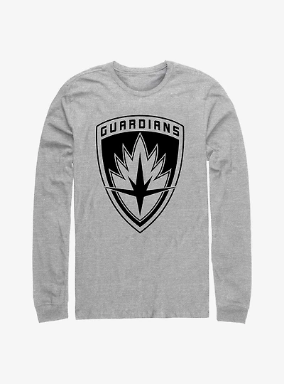 Marvel I Am Groot Guardians Badge Long Sleeve T-Shirt
