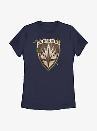 Marvel I Am Groot Guardians Badge Womens T-Shirt