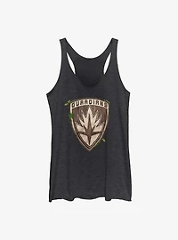 Marvel I Am Groot Guardians Badge Womens Tank Top