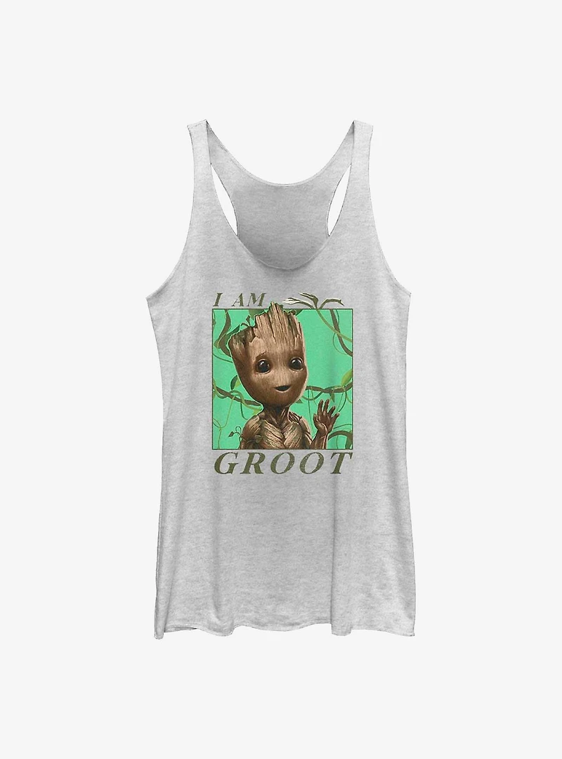 Marvel I Am Groot Jungle Vibes Womens Tank Top