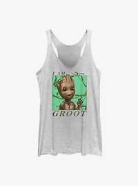 Marvel I Am Groot Jungle Vibes Womens Tank Top