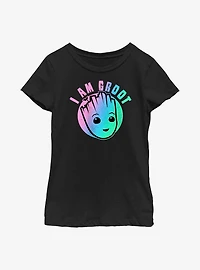 Marvel I Am Groot Holographic Youth Girls T-Shirt
