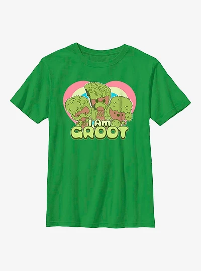 Marvel I Am Groot Hearts Trio Youth T-Shirt