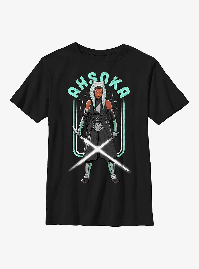 Star Wars The Mandalorian Amongst Stars Youth T-Shirt