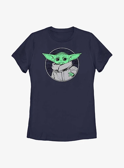 Star Wars The Mandalorian Child Force Womens T-Shirt