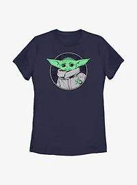 Star Wars The Mandalorian Child Force Womens T-Shirt