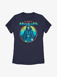 Star Wars The Mandalorian Luke Skywalker Womens T-Shirt