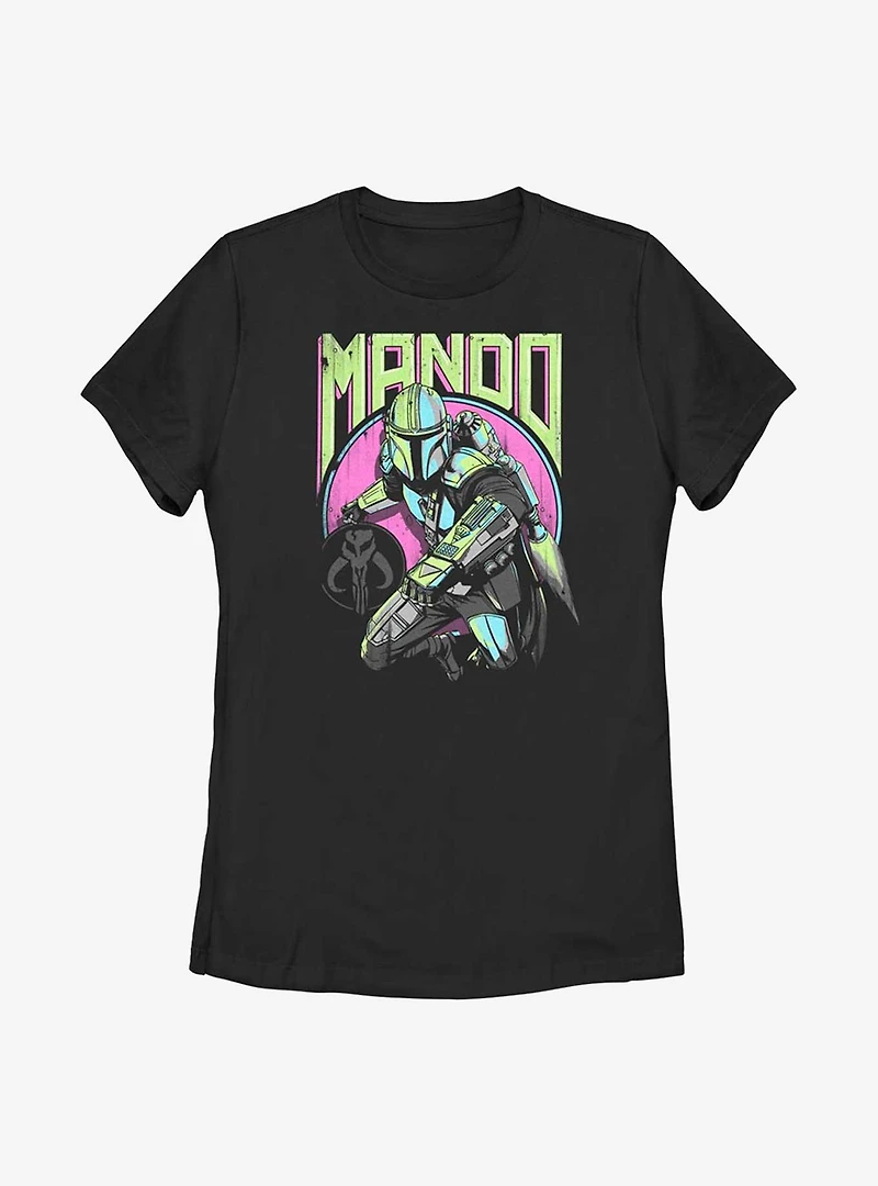 Star Wars The Mandalorian New Wave Womens T-Shirt