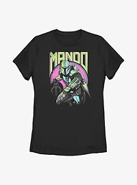 Star Wars The Mandalorian New Wave Womens T-Shirt