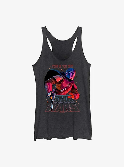 Star Wars The Mandalorian Night Ranger Womens Tank Top