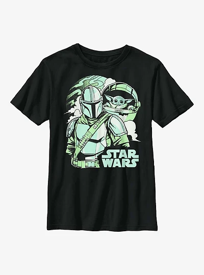 Star Wars The Mandalorian Pop Youth T-Shirt