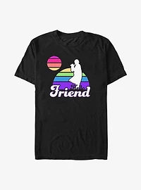 Star Wars The Mandalorian Rainbow Sunset T-Shirt