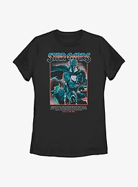 Star Wars The Mandalorian Joy Ride Womens T-Shirt