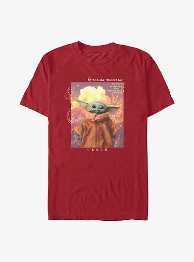 Star Wars The Mandalorian Child Photo Celestial T-Shirt
