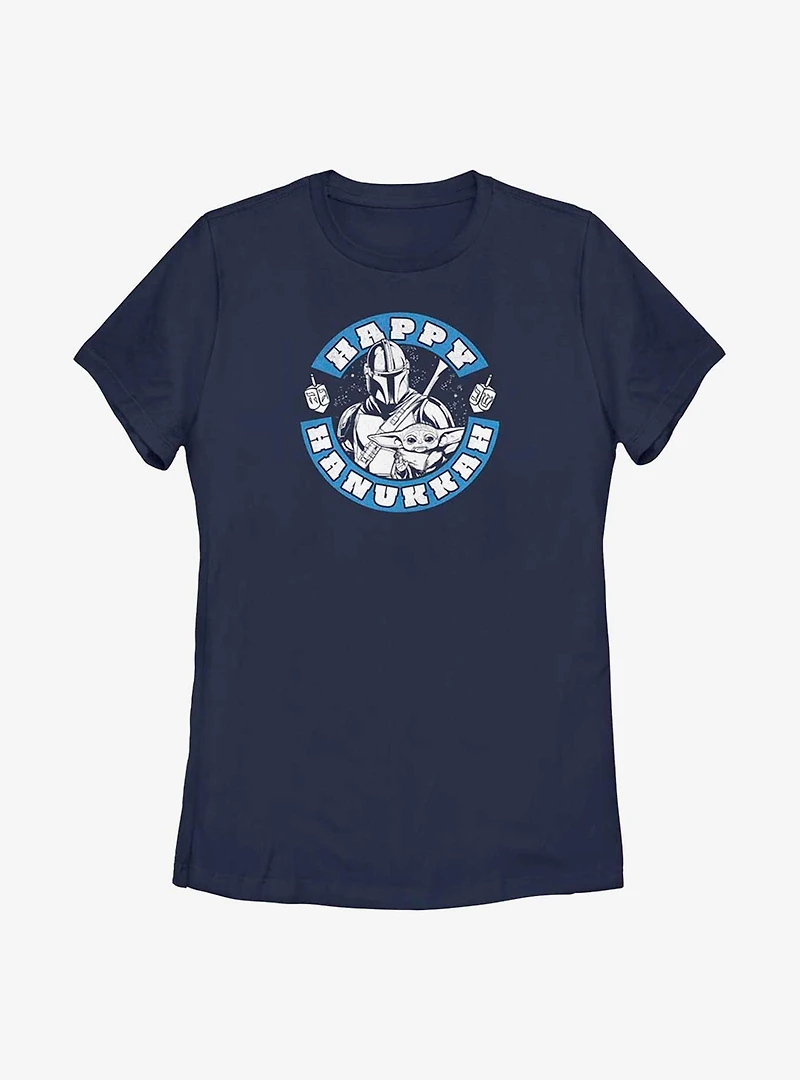 Star Wars The Mandalorian Hanukkah Womens T-Shirt